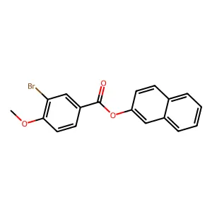 2-Naphthyl 3-bromo-4-methoxybenzoate structure