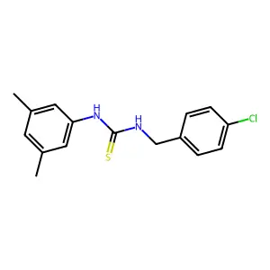1-(4-Chlorobenzyl)-3-(3,5-dimethylphenyl)thiourea structure