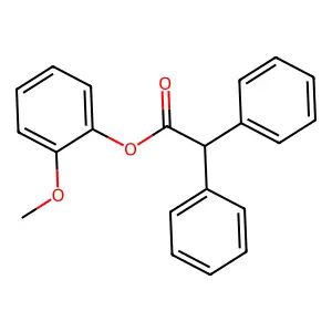 2-Methoxyphenyl diphenylacetate structure