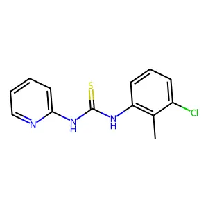 1-(3-Chloro-2-methylphenyl)-3-pyridin-2-ylthiourea structure