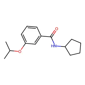 N-戊基-3-(异丙基)苯甲酰胺 structure