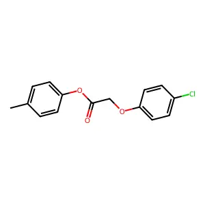 4-Methylphenyl (4-chlorophenoxy)acetate structure