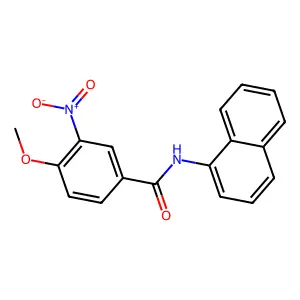 4-甲氧基-N-(-1-基)-3-硝基苯甲酰胺 structure