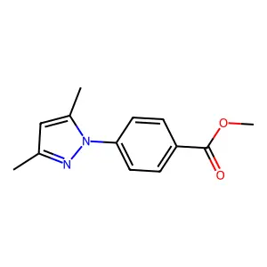 methyl 4-(3,5-dimethyl-1H-pyrazol-1-yl)benzoate structure