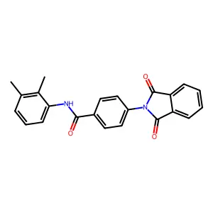 N-(2,3-dimethylphenyl)-4-(1,3-dioxoisoindolin-2-yl)benzamide structure
