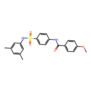 N-[4-[(3,5-dimethylphenyl)sulfamoyl]phenyl]-4-methoxybenzamide structure