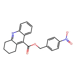 4-Nitrobenzyl 1,2,3,4-tetrahydroacridine-9-carboxylate structure