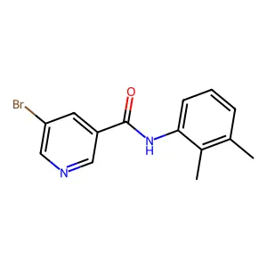 5-bromo-N-(2,3-dimethylphenyl)pyridine-3-carboxamide structure
