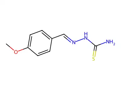 p-Methoxybenzaldehyd-thiosemicarbazon structure