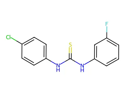 1-(4-Chlorophenyl)-3-(3-fluorophenyl)thiourea structure