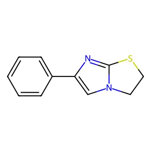 Imidazo(2,1-b)thiazole, 2,3-dihydro-6-phenyl-, hydrochloride (1:1) structure