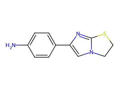 4-(2,3-Dihydroimidazo[2,1-b][1,3]thiazol-6-yl)aniline structure