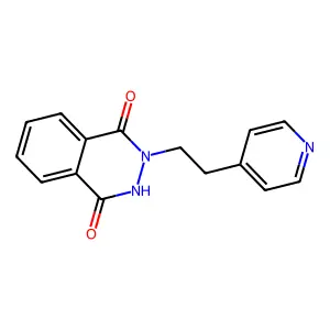 2,3-Dihydro-2-(2-(4-pyridyl)-ethyl)-1,4-phthalazinedione structure