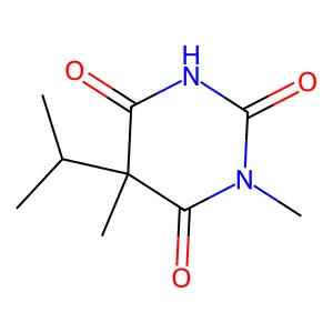 6-Hydroxy-3,5-dimethyl-5-(propan-2-yl)pyrimidine-2,4(3H,5H)-dione structure