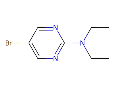 5-bromo-N,N-diethylpyrimidin-2-amine structure