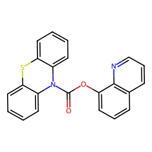 quinolin-8-yl 10H-phenothiazine-10-carboxylate structure