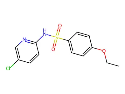 N-(5-chloropyridin-2-yl)-4-ethoxybenzene-1-sulfonamide structure