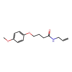4-(4-methoxyphenoxy)-N-prop-2-enylbutanamide structure
