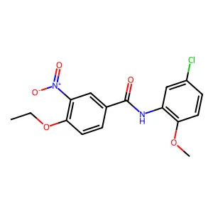 N-(5-chloro-2-methoxyphenyl)-4-ethoxy-3-nitrobenzamide structure
