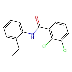 2,3-dichloro-N-(2-ethylphenyl)benzamide structure