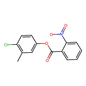 4-Chloro-3-methylphenyl 2-nitrobenzoate structure