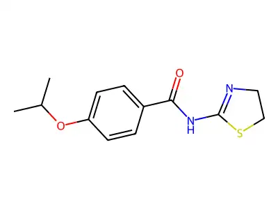 N-(4,5-Dihydro-2-thiazolyl)-4-(1-methylethoxy)benzamide structure