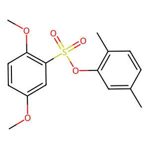 2,5-Dimethylphenyl 2,5-dimethoxybenzenesulfonate structure