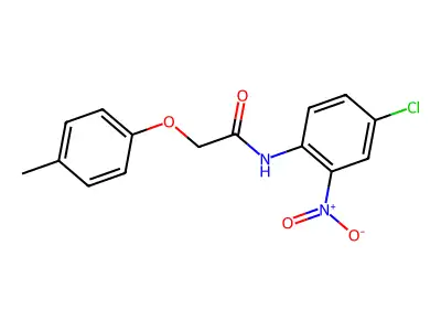 N-(4-chloro-2-nitrophenyl)-2-(4-methylphenoxy)acetamide structure