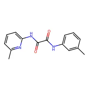 N-(3-methylphenyl)-N'-(6-methylpyridin-2-yl)oxamide structure