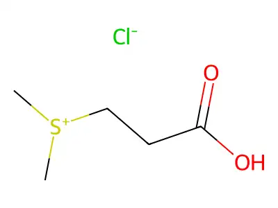 (2-Carboxyethyl)dimethylsulfonium Chloride structure