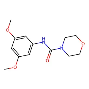N-(3,5-dimethoxyphenyl)morpholine-4-carboxamide structure