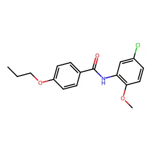 N-(5-chloro-2-methoxyphenyl)-4-propoxybenzamide structure