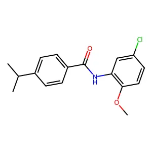N-(5-chloro-2-methoxyphenyl)-4-propan-2-ylbenzamide structure