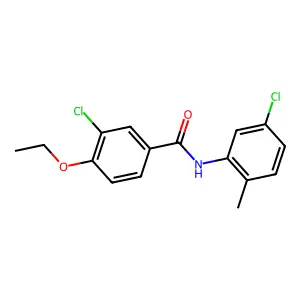 3-chloro-N-(5-chloro-2-methylphenyl)-4-ethoxybenzamide structure