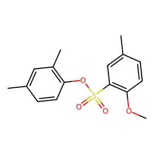 2,4-Dimethylphenyl 2-methoxy-5-methylbenzenesulfonate structure
