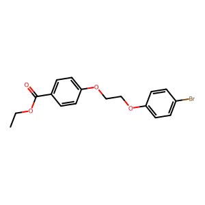 Ethyl 4-[2-(4-bromophenoxy)ethoxy]benzoate structure