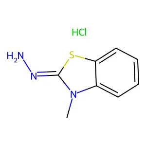 3-Methyl-2-benzothiazolinone hydrazone hydrochloride structure