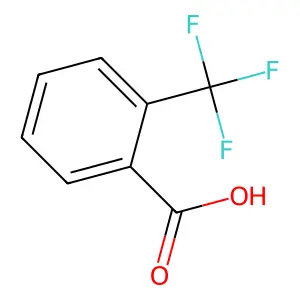 2-(Trifluoromethyl)benzoic acid structure