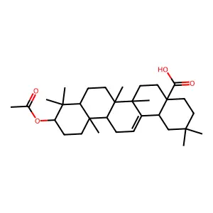 3-O-Acetyloleanolic Acid structure
