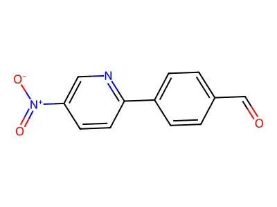 4-(5-Nitropyridin-2-yl)benzaldehyde structure