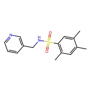 2,4,5-Trimethyl-N-pyridin-3-ylmethyl-benzenesulfonamide structure