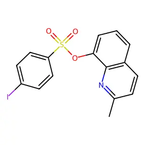 2-Methyl-8-quinolyl 4-iodobenzenesulfonate structure