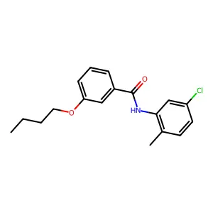3-butoxy-N-(5-chloro-2-methylphenyl)benzamide structure