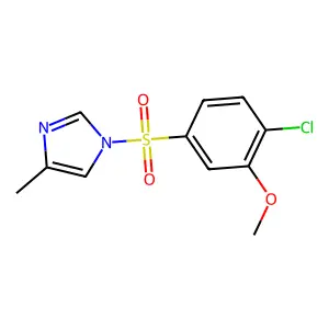 1-(4-Chloro-3-methoxyphenyl)sulfonyl-4-methylimidazole structure
