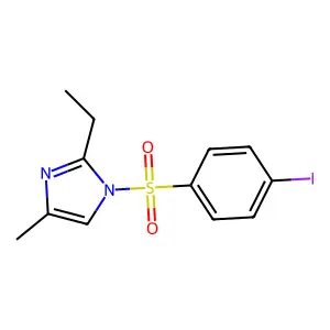 2-Ethyl-1-(4-iodophenyl)sulfonyl-4-methylimidazole structure