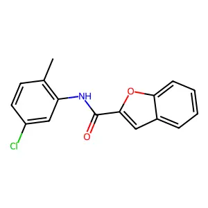 N-(5-chloro-2-methylphenyl)-1-benzofuran-2-carboxamide structure