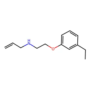 N-(2-(3-Ethylphenoxy)ethyl)prop-2-en-1-amine structure