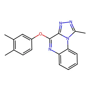 4-(3,4-Dimethylphenoxy)-1-methyl-[1,2,4]triazolo[4,3-a]quinoxaline structure