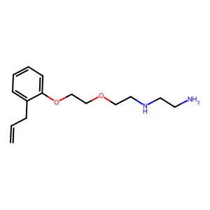 N'-[2-[2-(2-prop-2-enylphenoxy)ethoxy]ethyl]ethane-1,2-diamine structure