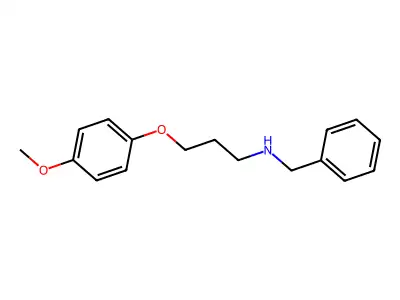 N-benzyl-3-(4-methoxyphenoxy)propan-1-amine structure